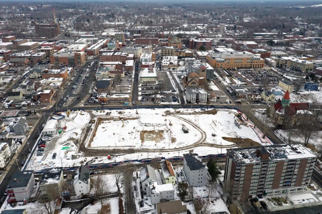 Future site of Brockton Public Safety Facility on Tuesday, Jan. 9, 2024.